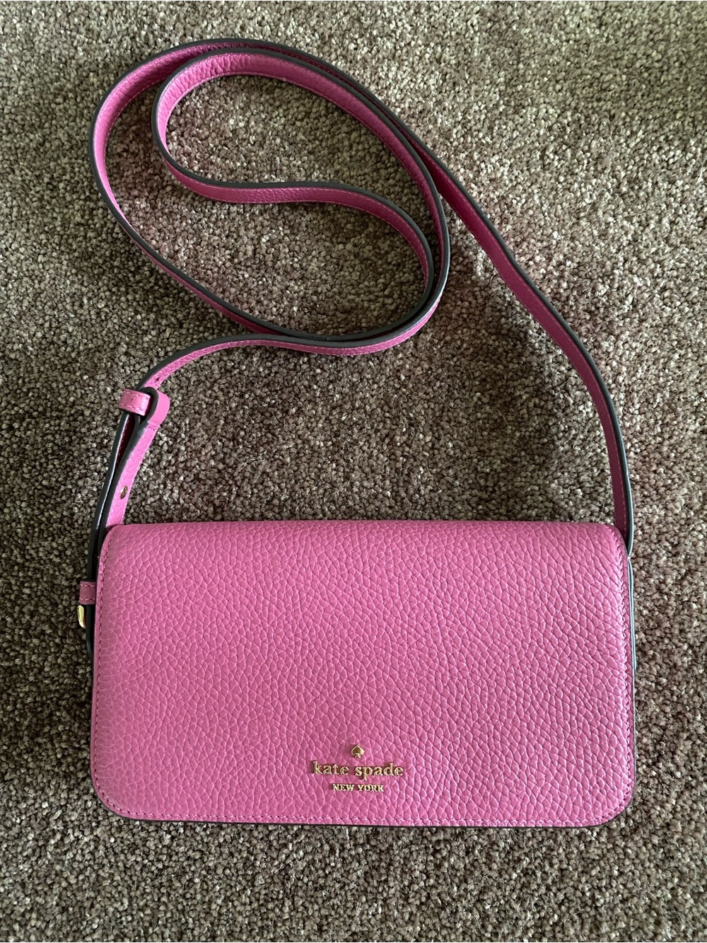 kate spade Juliet Mini Pink Leather Crossbody Bag